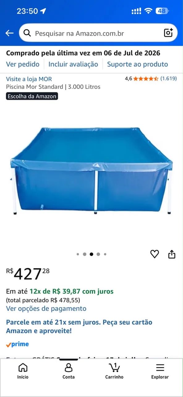 PISCINA 3 MIL LITROS *NOVA* - Foto 2