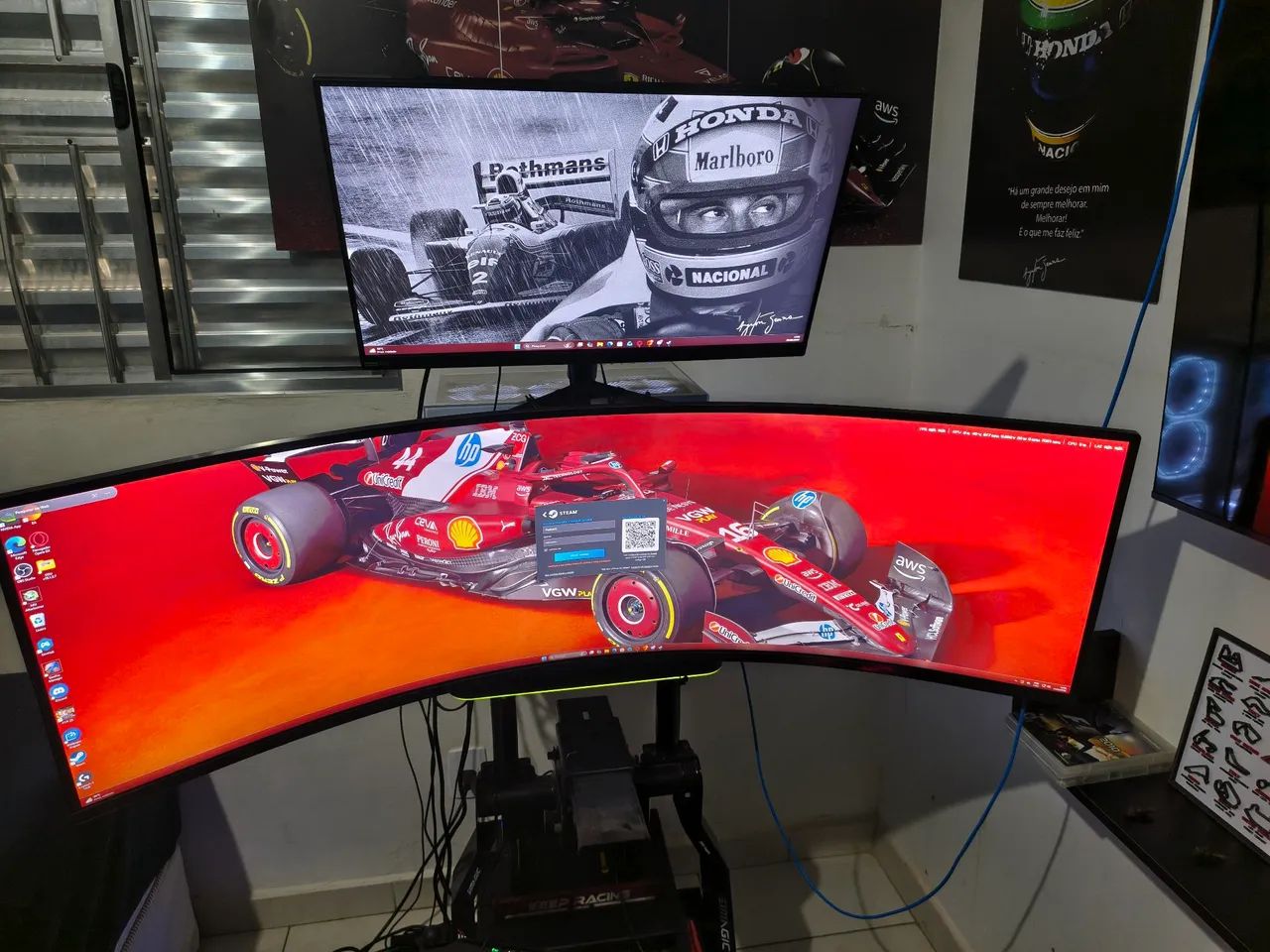 monitor Samsung g9 49 polegadas 144Hz - Foto 2