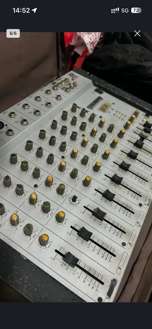 Mesa de som/audio