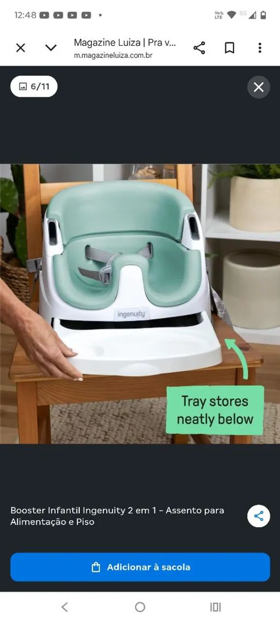 Cadeira alimentação  - Foto 3