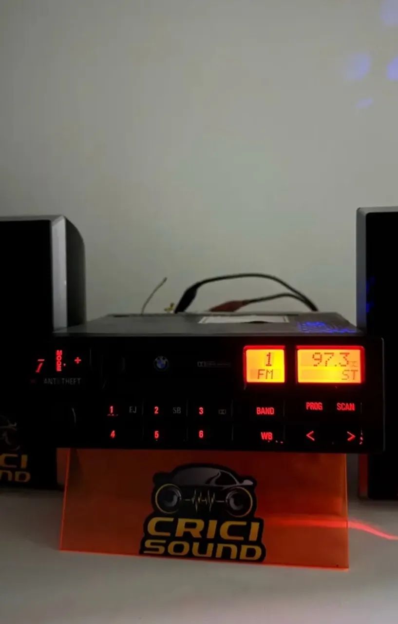 Rádio toca fitas bmw, raríssimo com bluetooth 