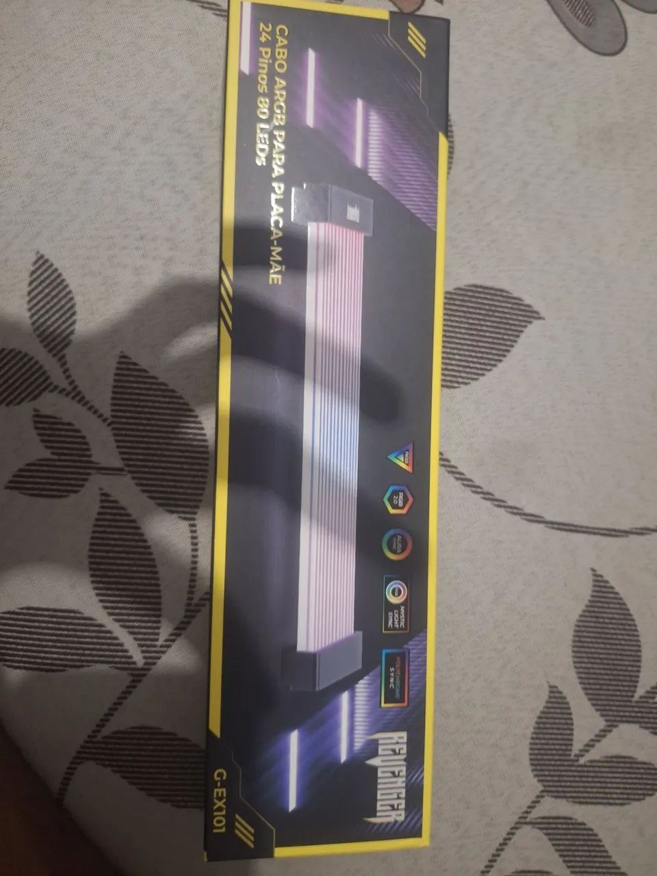 Cabo ARGB para placa mãe 24 pinos 80 LEDs - Foto 5