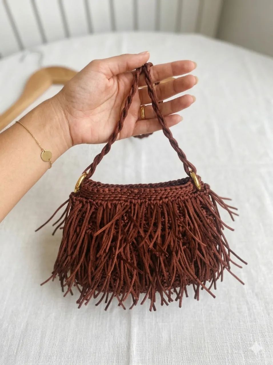 Bolsas em crochê em liquidação, últimas peças  - Foto 4