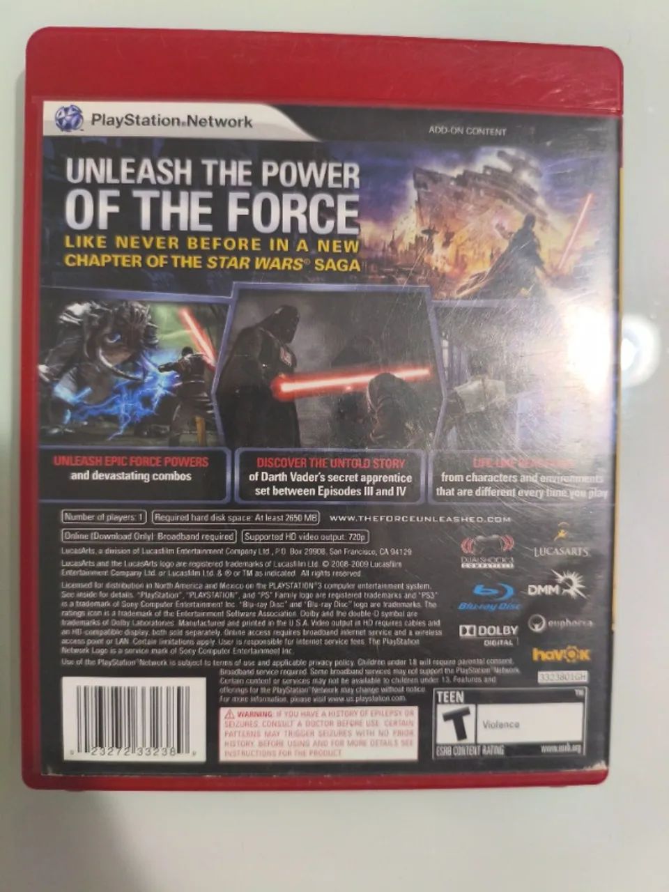 Jogo Star Wars Force Unleashed Playstation 3 - PS3 - Foto 3