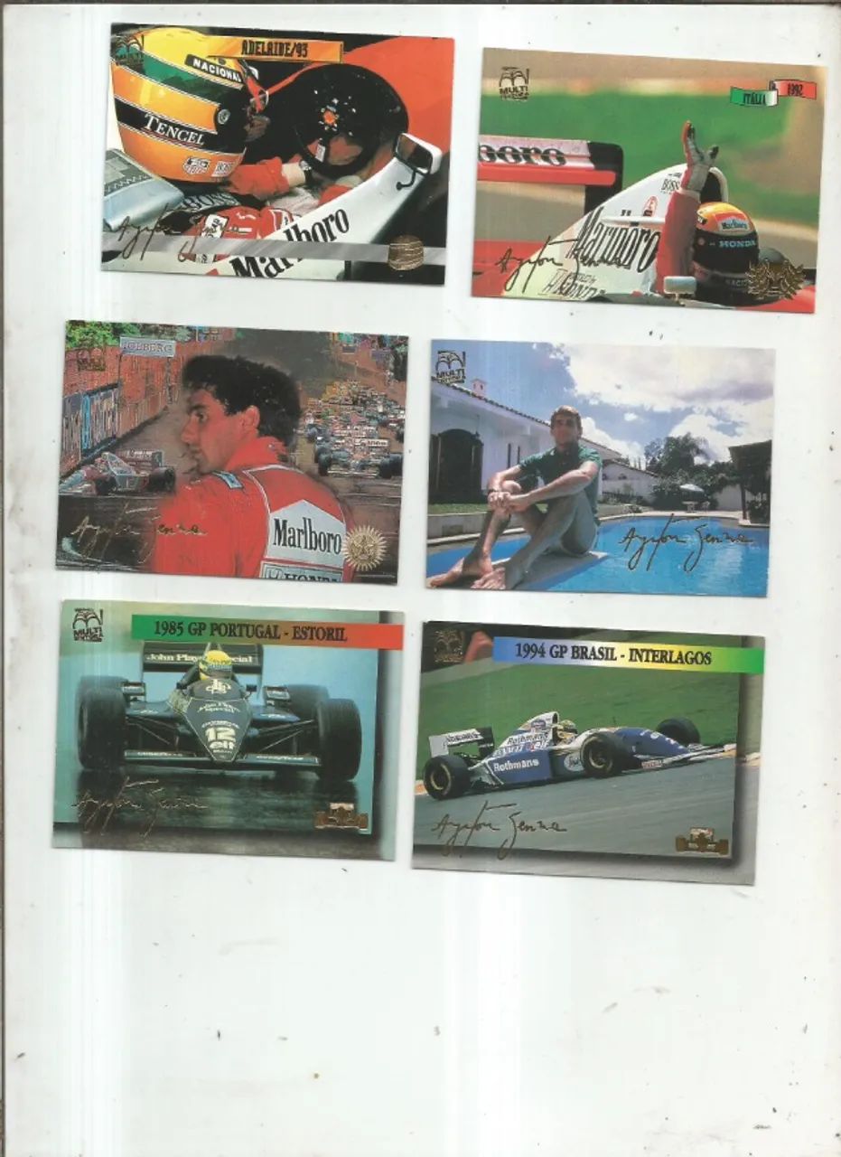 CARDS AYRTON SENNA 12 CARDS 40.00 - Foto 2