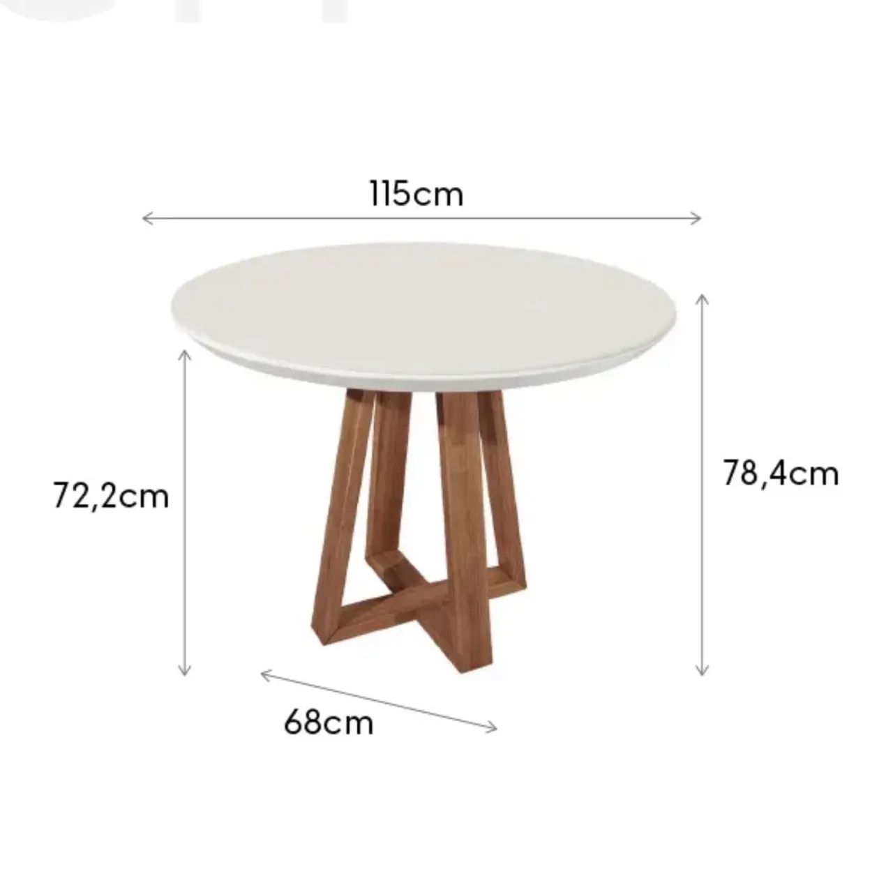 Vendo mesa de madeira com 4 cadeiras (Oportunidade)  - Foto 3