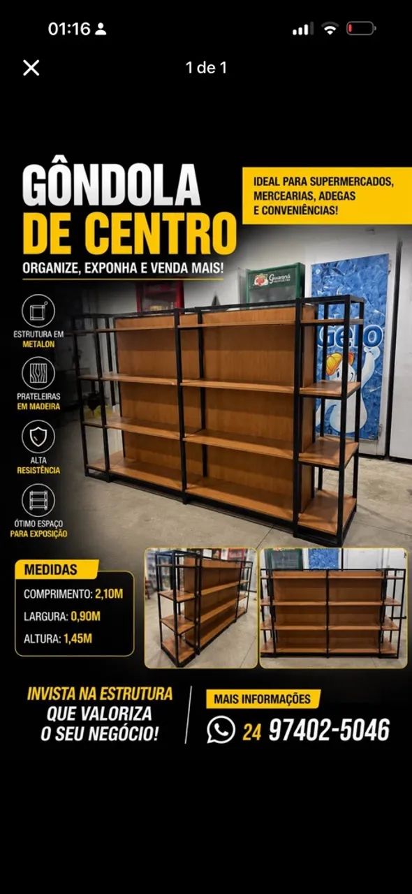 Gondula de centro  - Foto 4