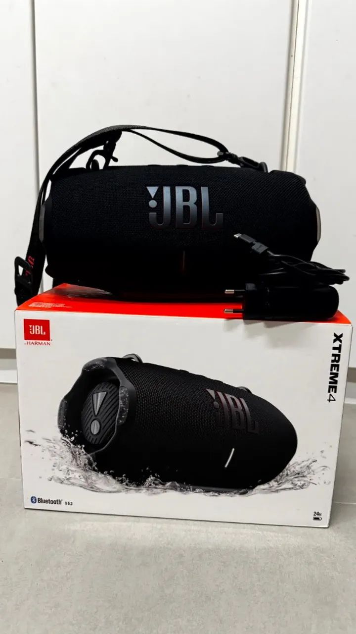 JBL Xtreme 4 Bluetooth Preta - IP67 | 100W