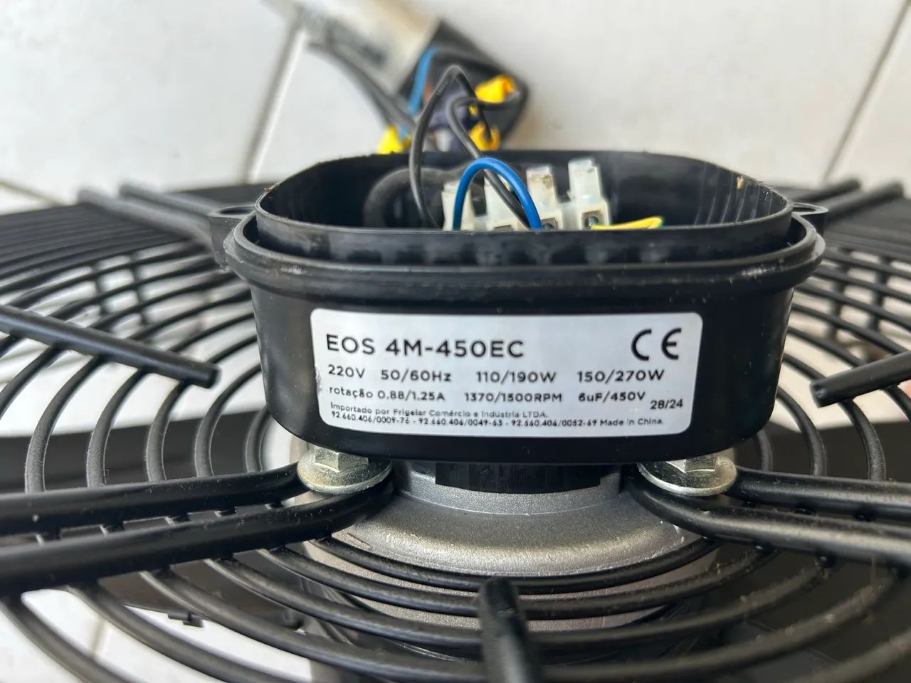  motor ventilador axial exaustor da marca EOS, modelo EOS 4M-450EC. - Foto 4