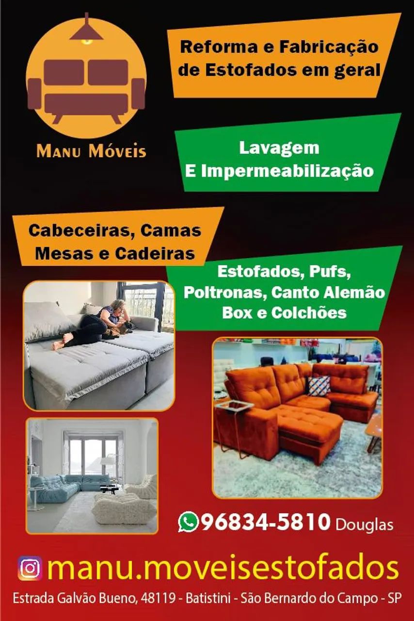 Sofá Togo Módulo de 2 Lugares Estrutura de Madeira  - Foto 5