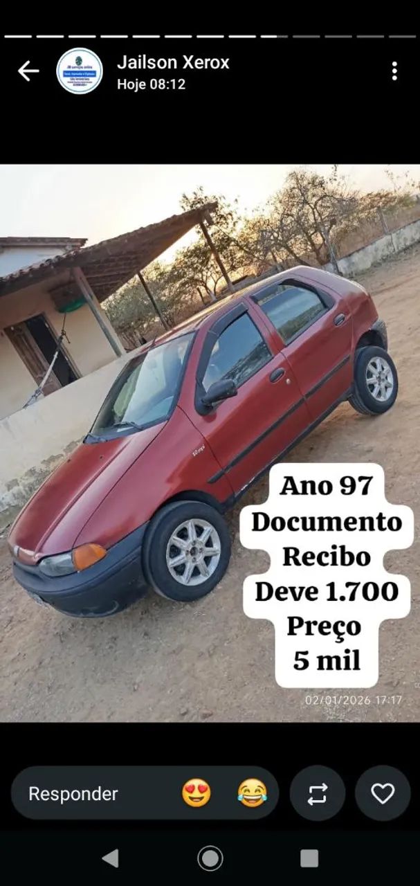 Fiat Palio Palio EDX 1.0 mpi 2p 1997