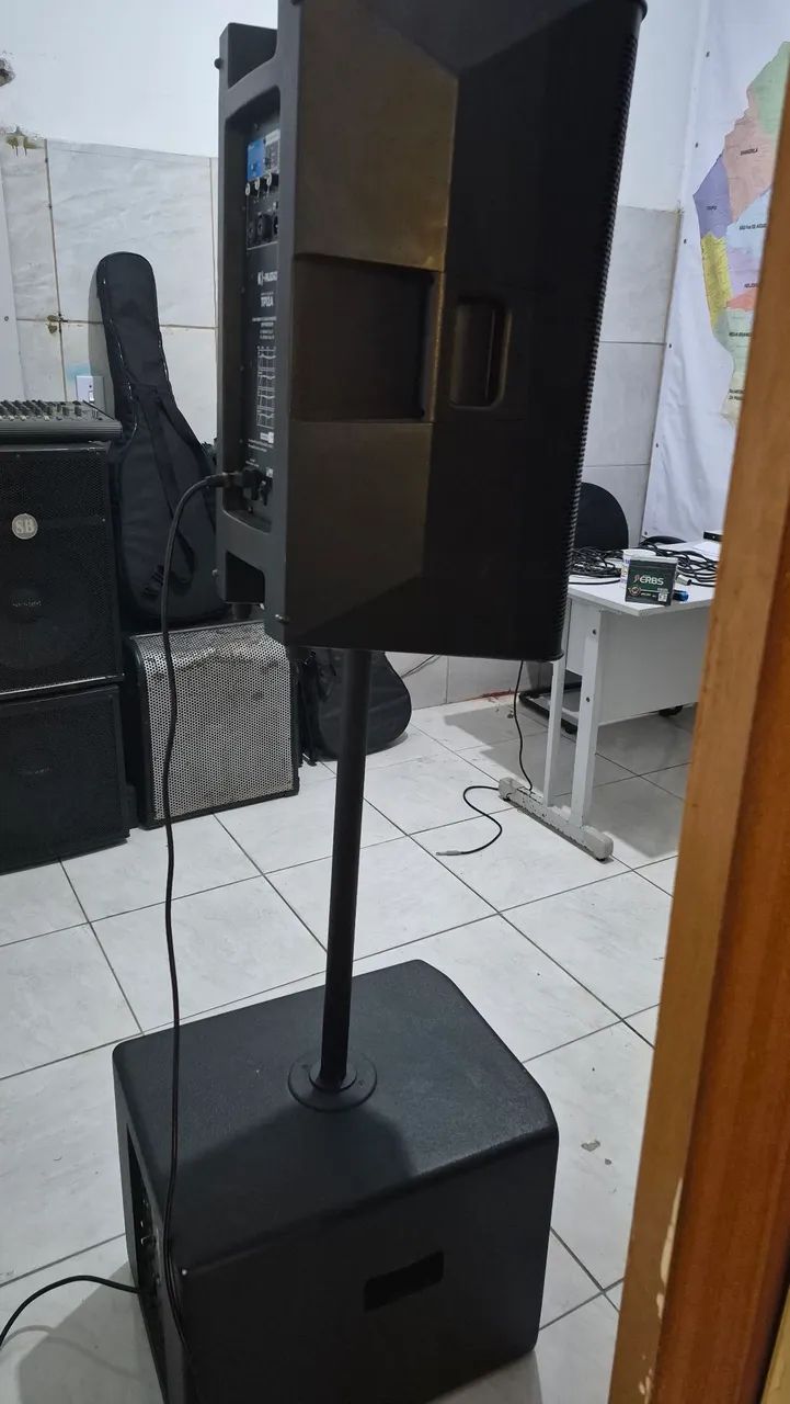 Caixa de som ativa, com sub ativo. - Foto 4