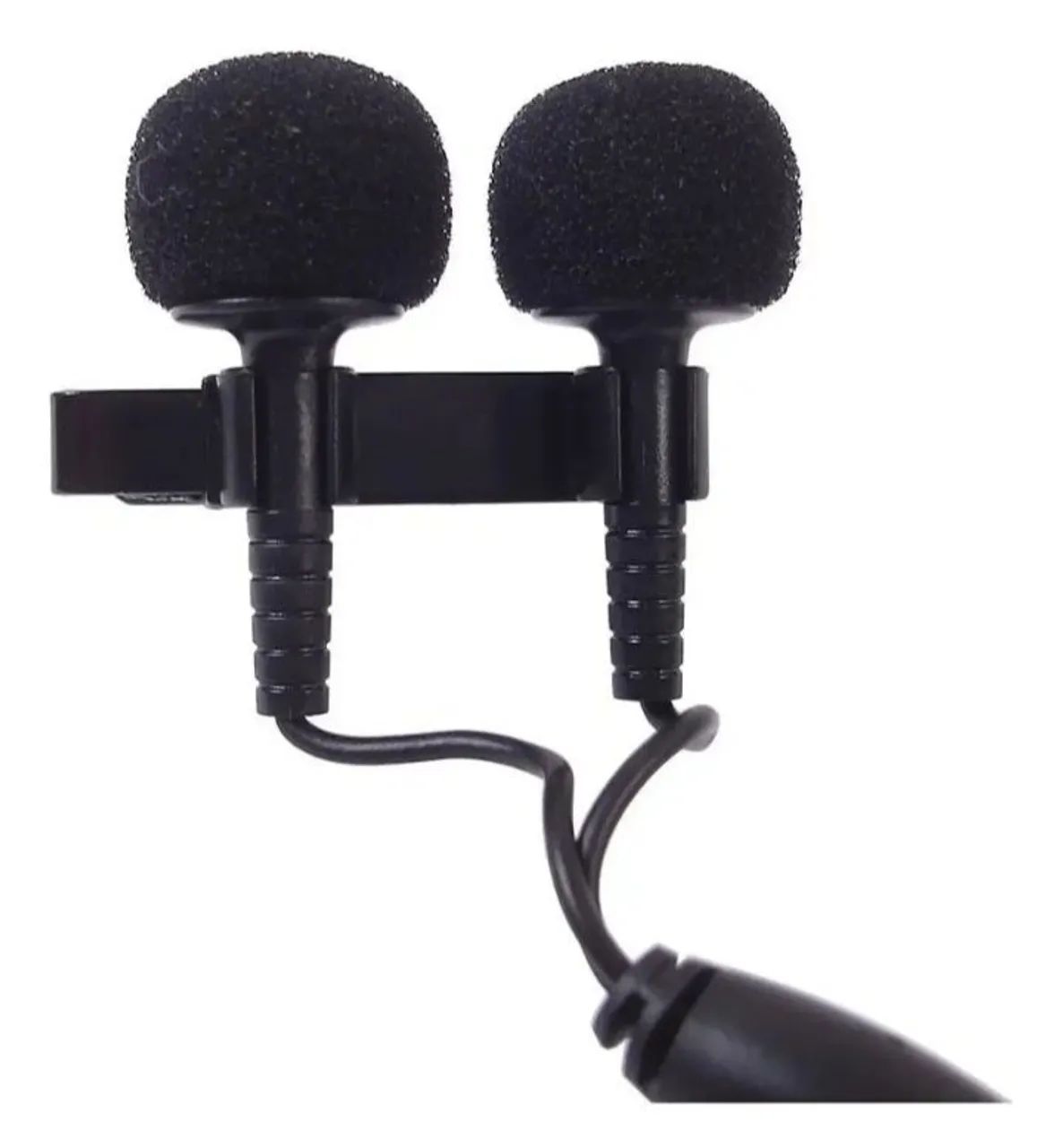 Microfone Lapela Em-6 Stereo Profissional Yoga Em6 Status - Foto 2