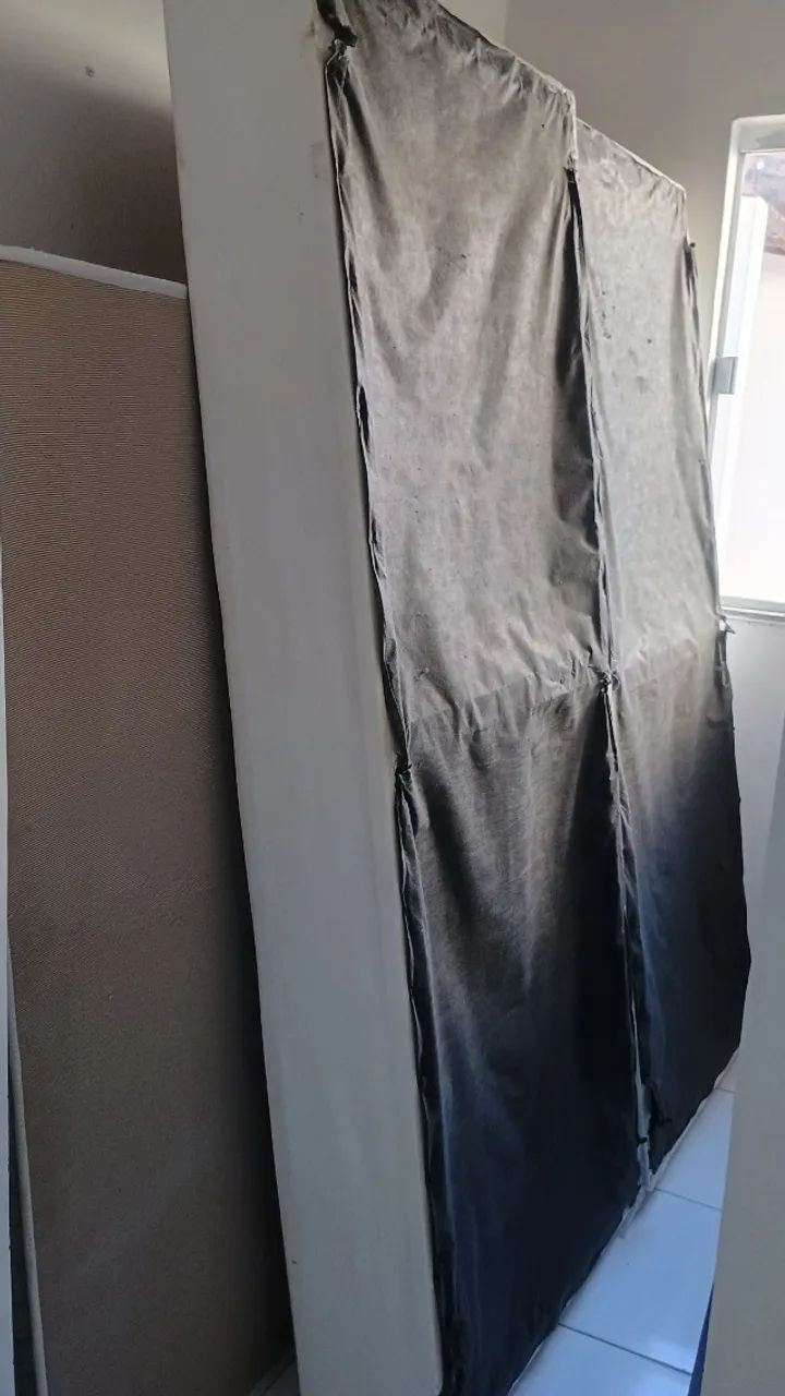 Cama casal colchão de molas Ortobom 