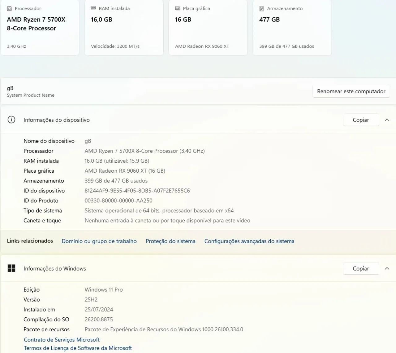 Pc Gamer Ryzen 7 5700x - Foto 4