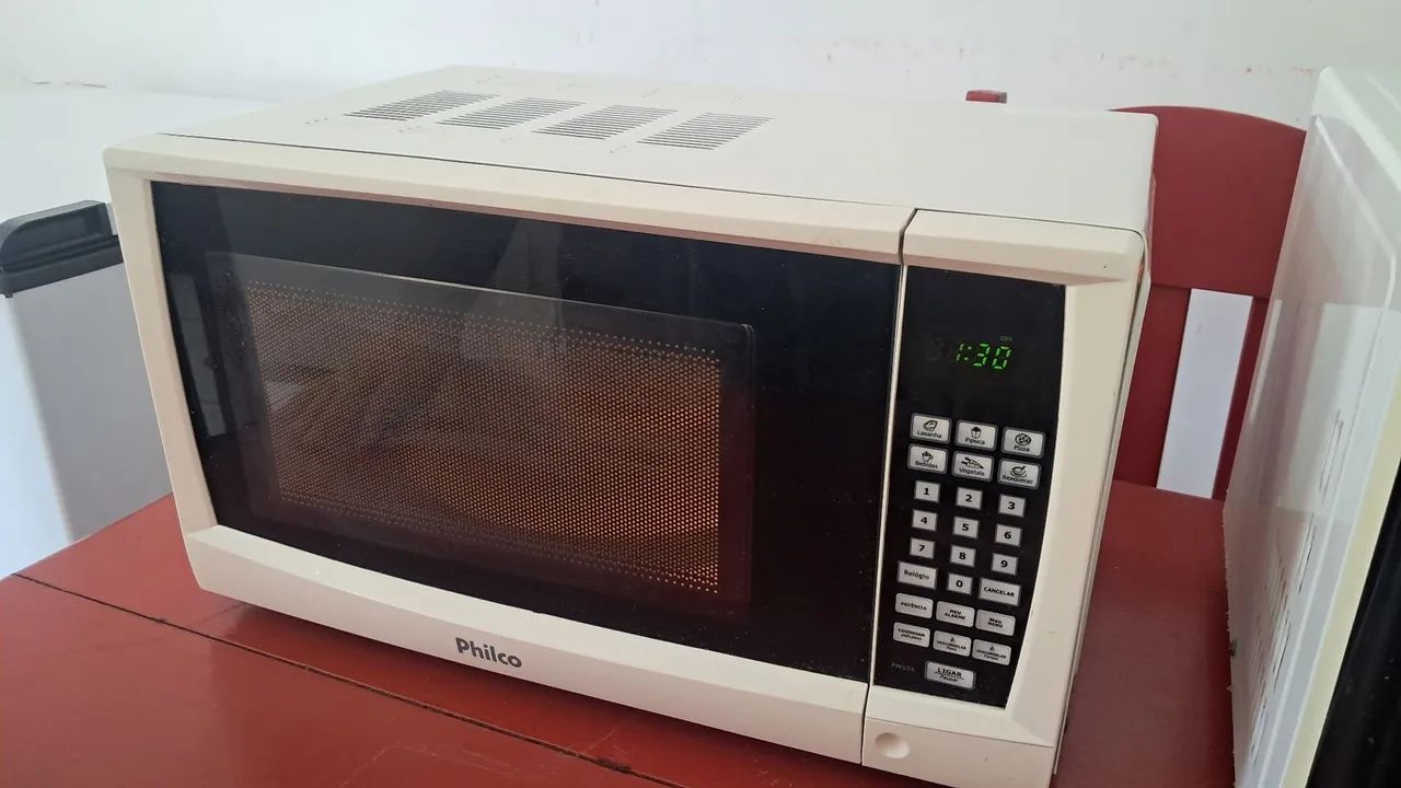 Micro-ondas Philco 20L Branco Revisado/Funcionando Perfeitamente