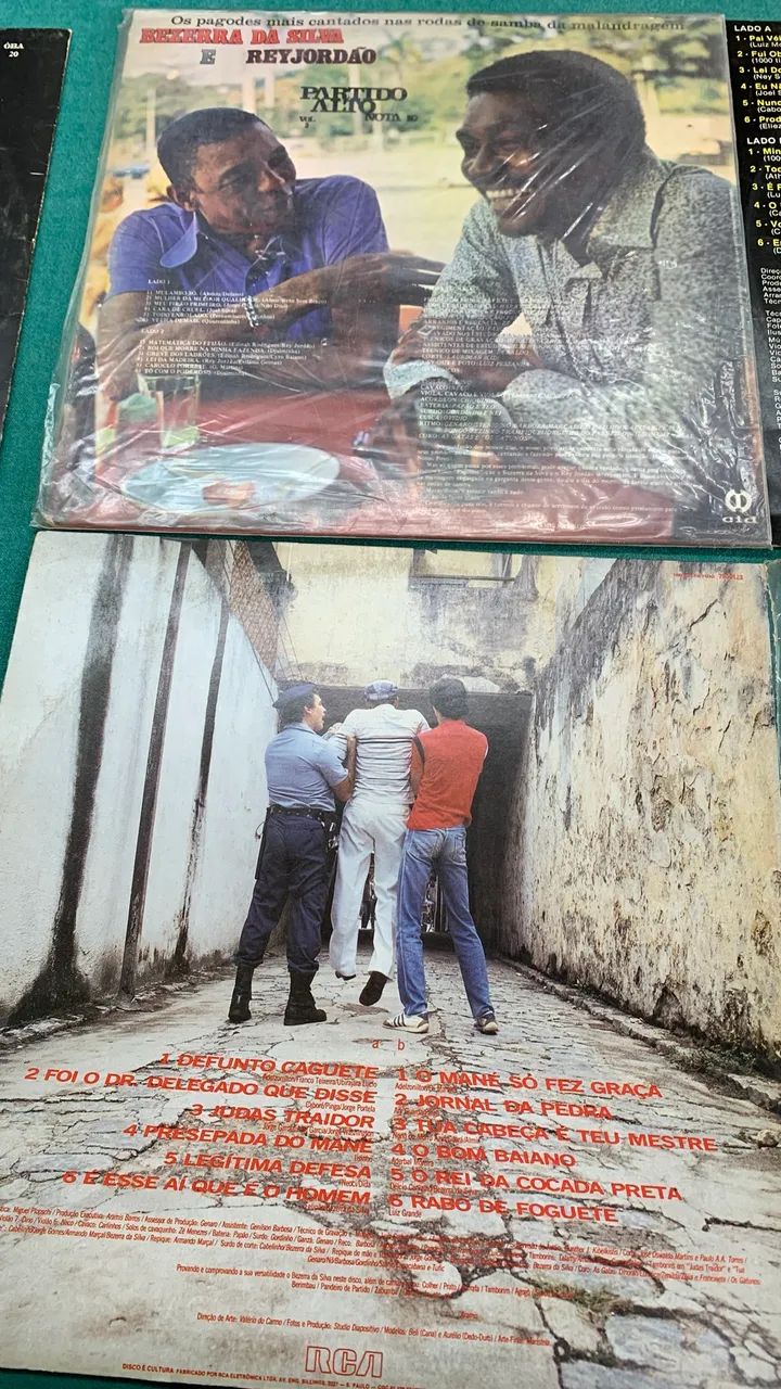 A união dos da Silva, Moreira e Bezerra, samba da melhor qualidade, 6 LPs  - Foto 5