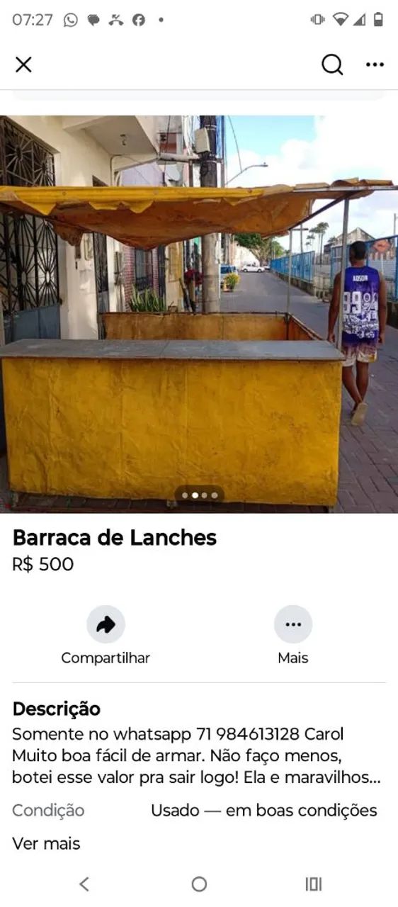 Barraca de lanche 500 - Foto 2