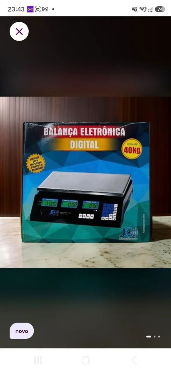 BALANÇA ELETRÔNICA DIGITAL 