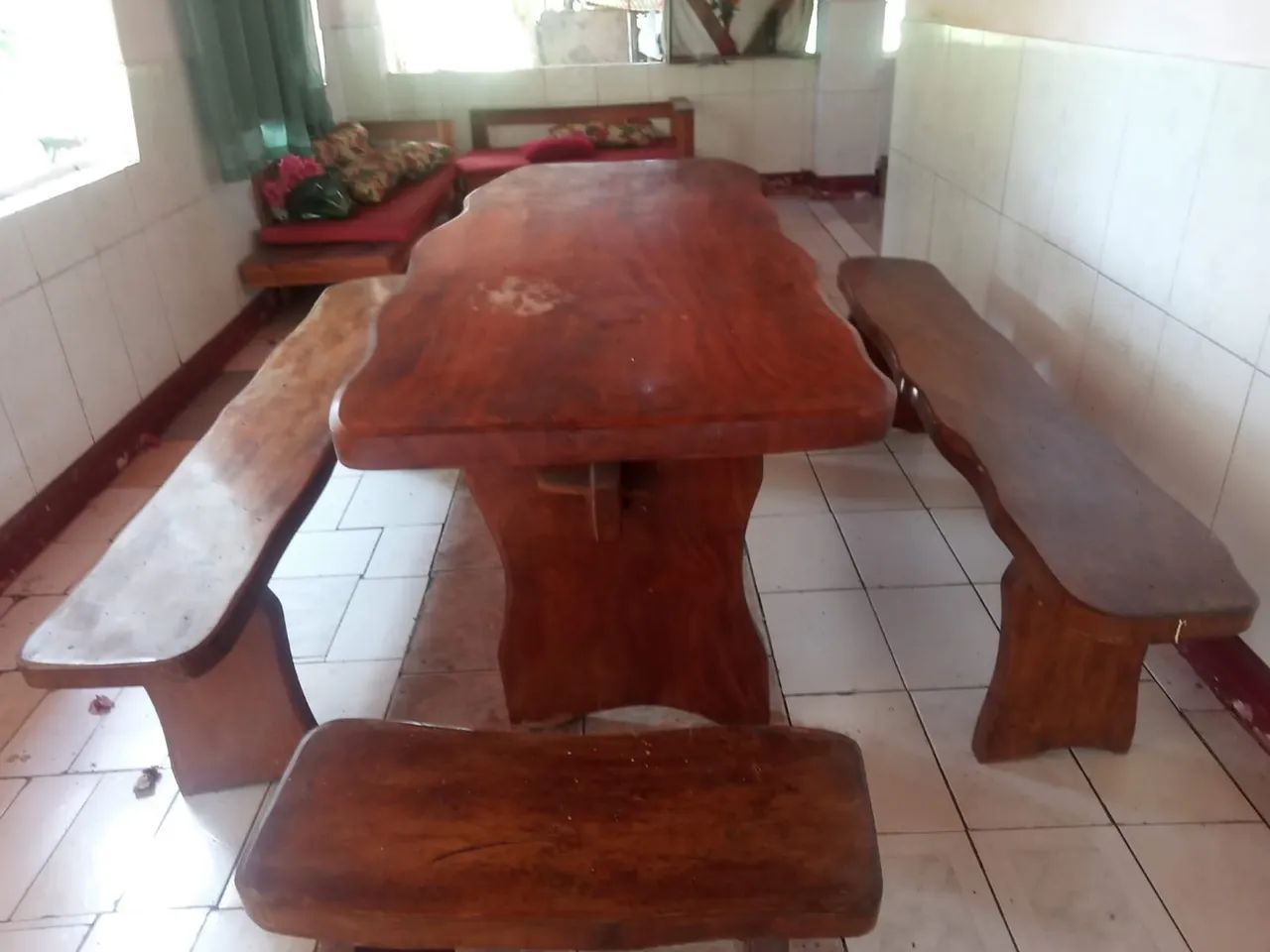 MESA DE MADEIRA DE JAQUEIRA - Foto 4