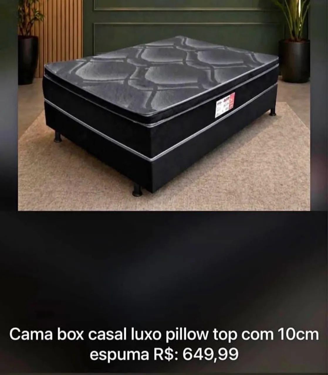 Cama casal pillow 12cm luxo