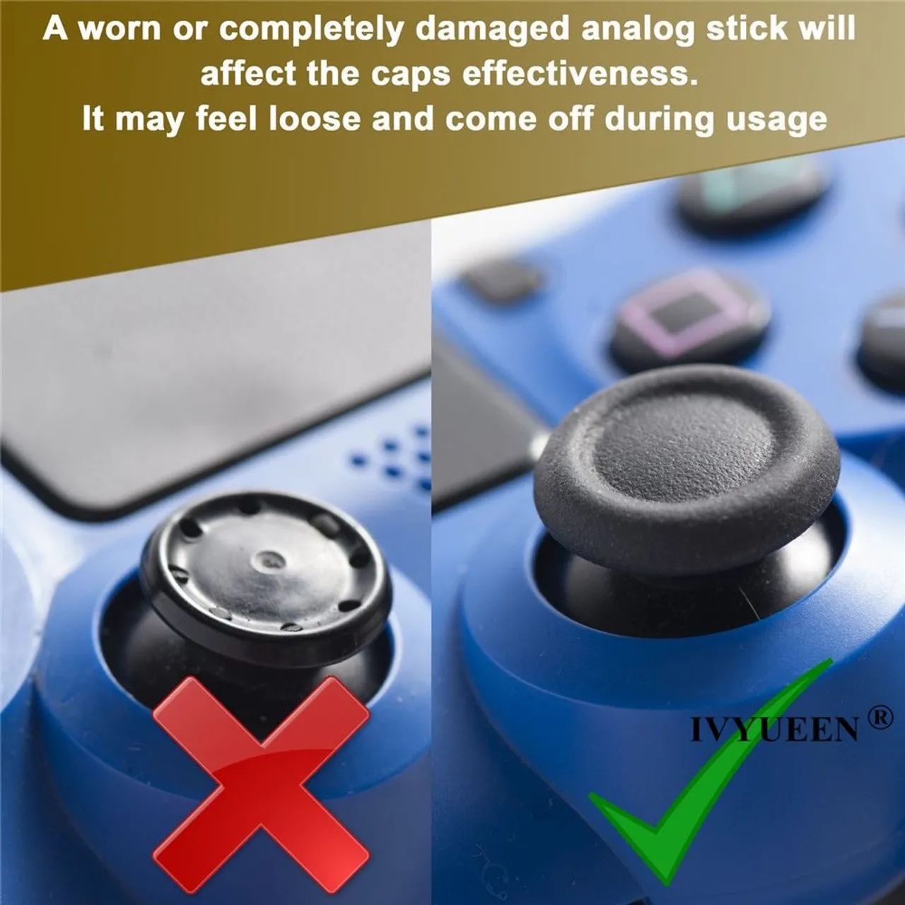 Protetor de Analógico para controles de PS3, PS4 e PS5  - Foto 5