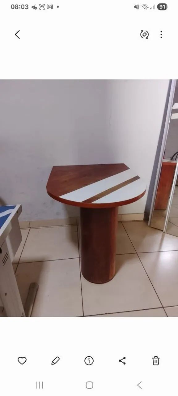 Mesa de parede USADA ENTREGA dentro de Uberlândia MG  - Foto 3