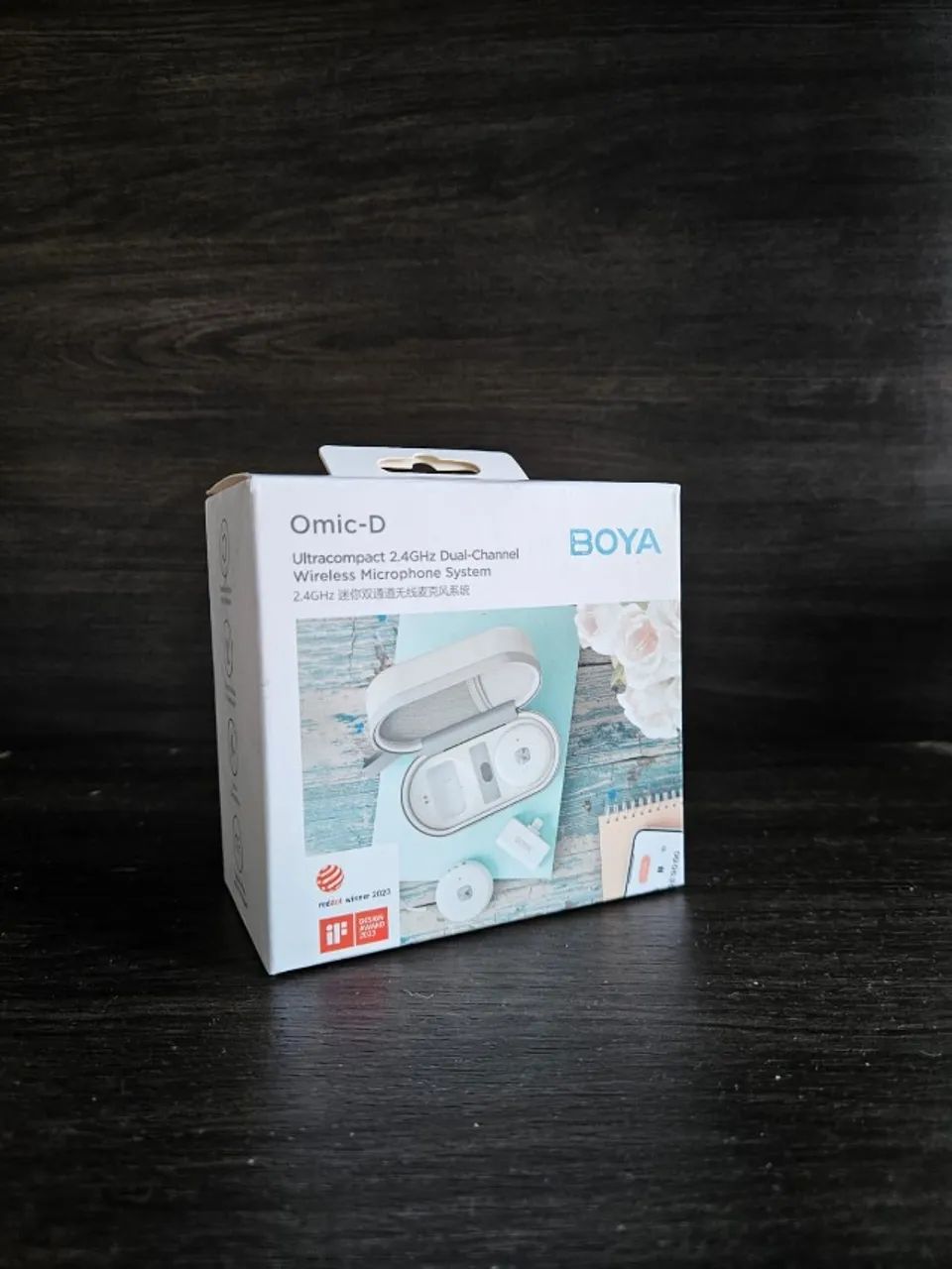 Microfone Lapela Boya Omic-D - Produto novo, original