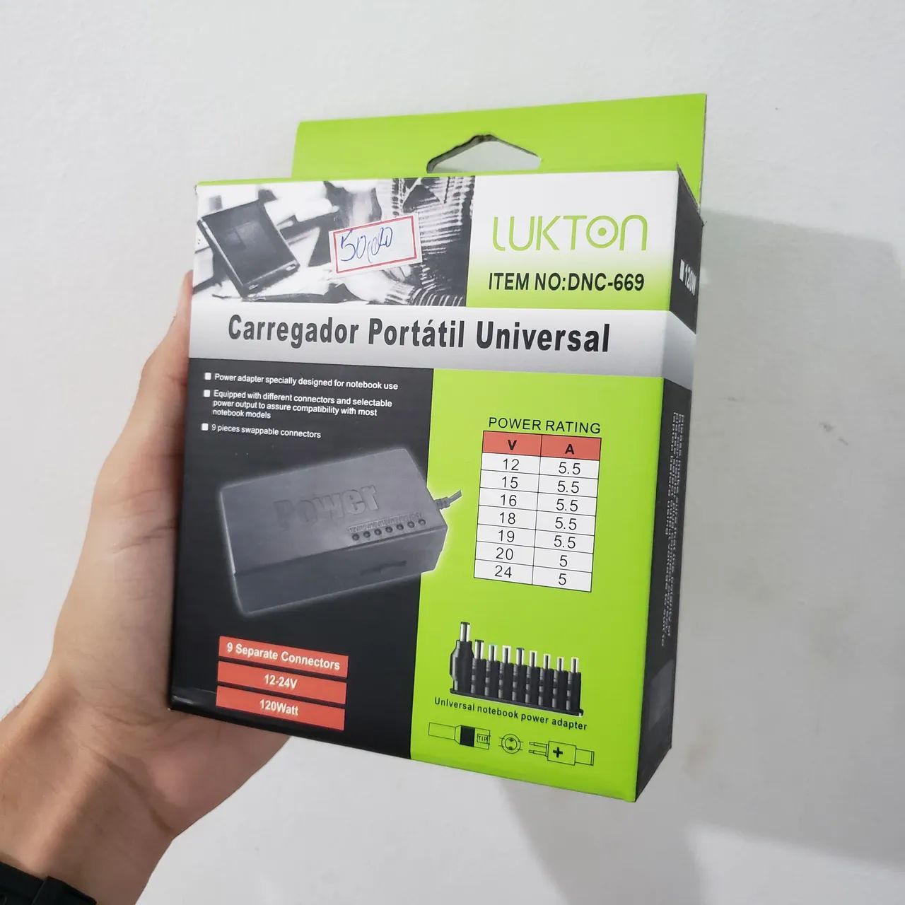 Carregador Universal Notebook 12/24v 2A