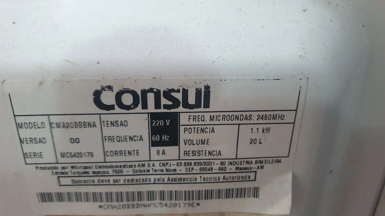 Micro-ondas Consul 20 litros  - Foto 3