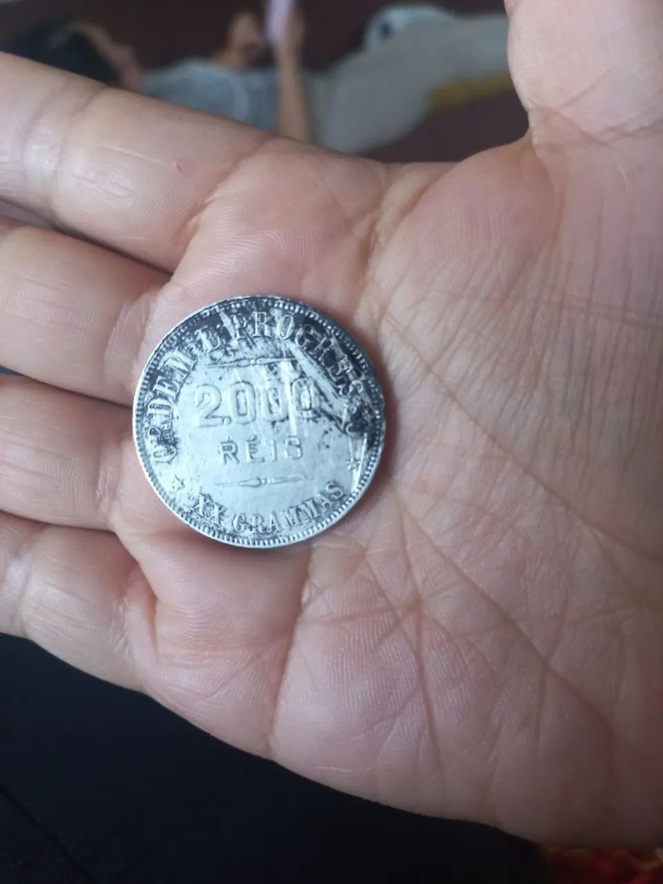 Moeda de prata 2000 réis