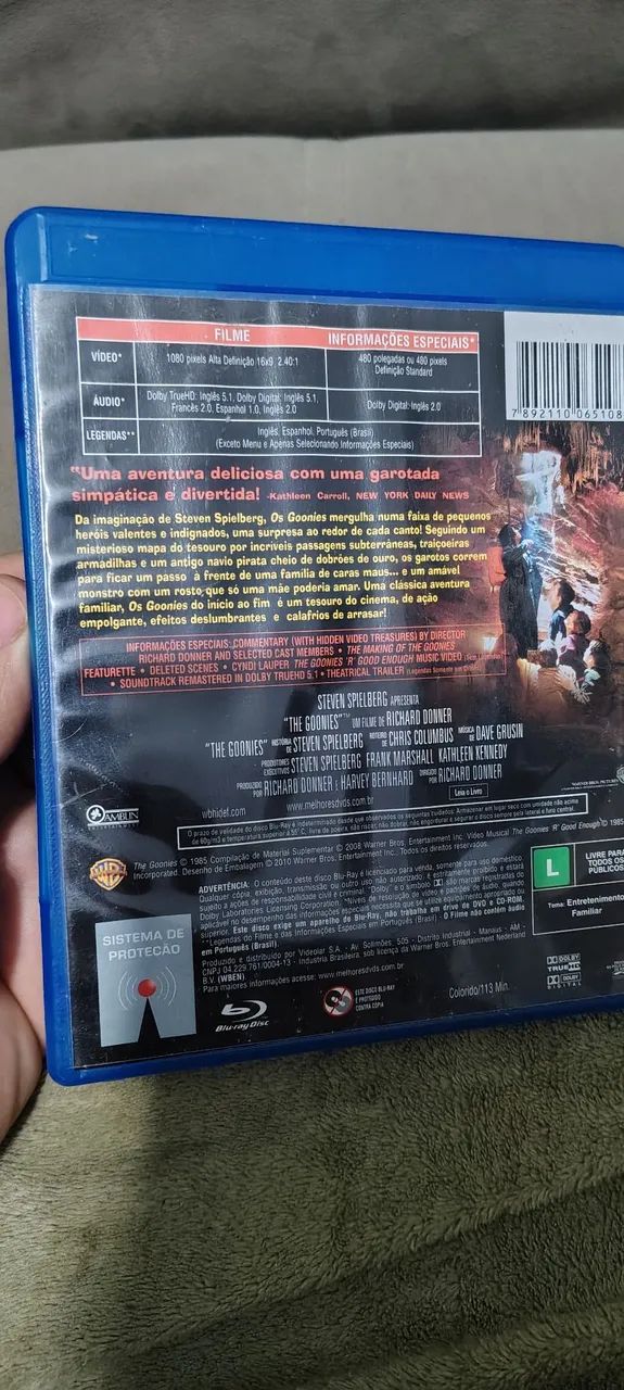 filme em Blu Ray os Goonies  - Foto 3