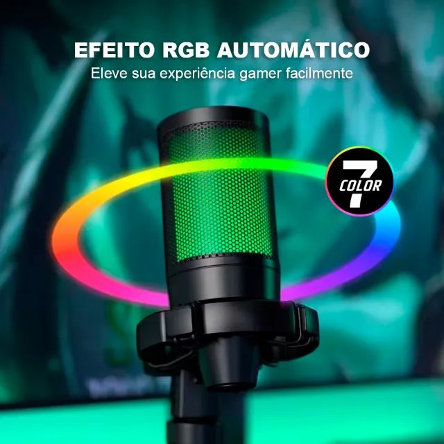 Microfone Gamer RGB Fifine A2 - Foto 2