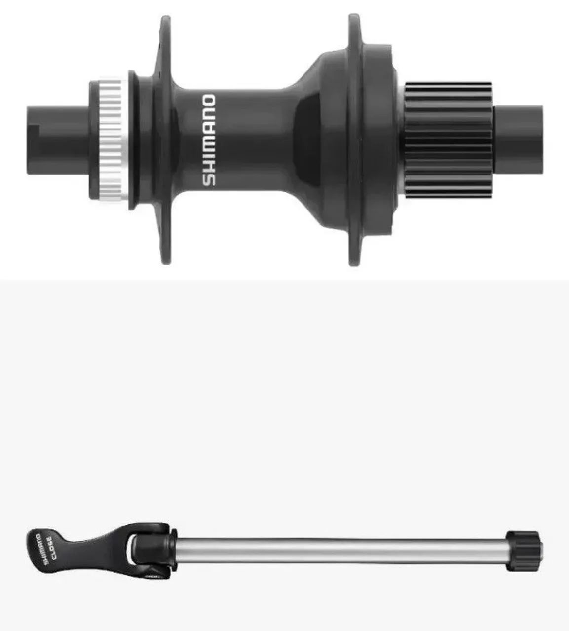 Cubo Shimano e Eixo E-Thru