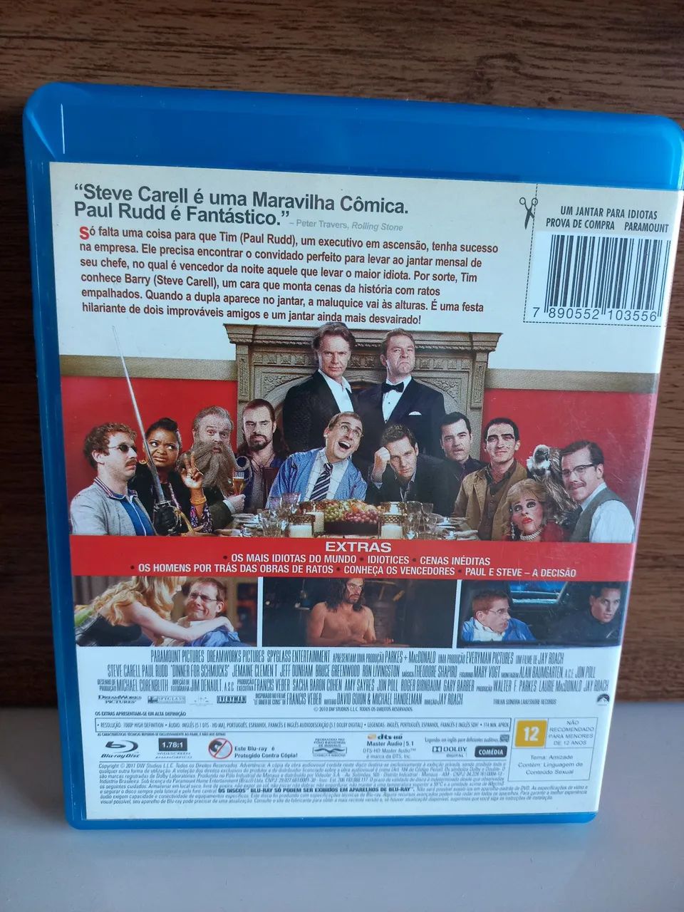 Blu-ray disc Um jantar para idiotas - Foto 2