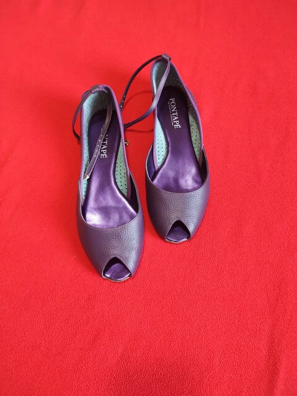 Sapato feminino roxo 38 - Foto 2