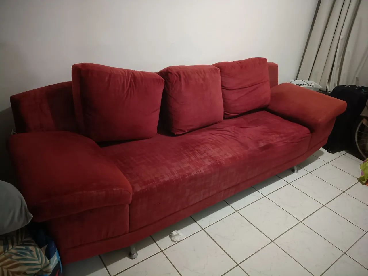 Vendo sofá usado, precisando de reforma  - Foto 3
