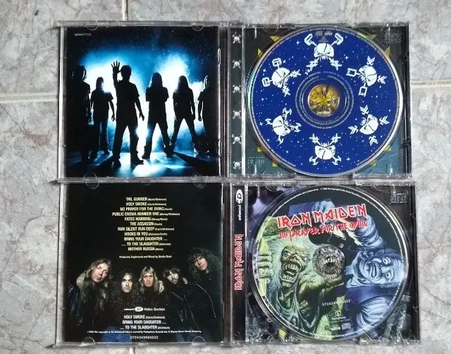 Kit 4 Cds ORIGINAIS IRON MAIDEN SEMINOVOS - Foto 4