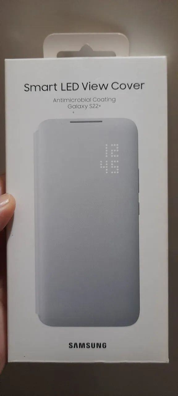 Capa led view cover para galaxy s22 plus original samsung