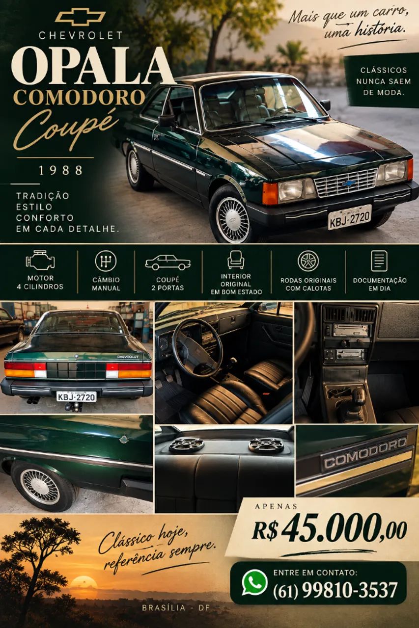 Chevrolet Opala Comodoro/comod. SLE 4.1/2.5 1988