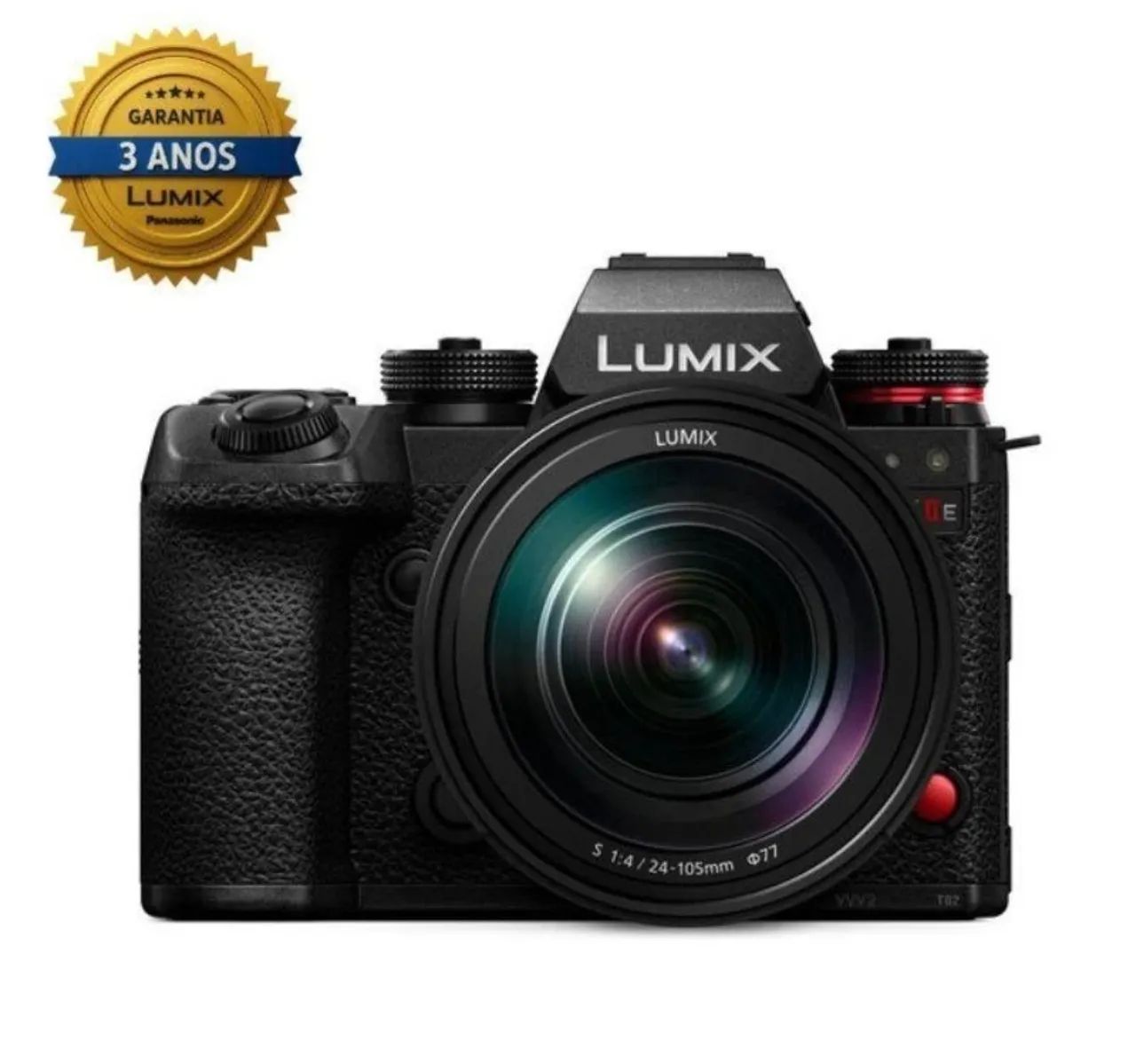 Câmera Panasonic Lumix S1 II Essencial Kit Lumix S 24-105MM F/4 Nova 