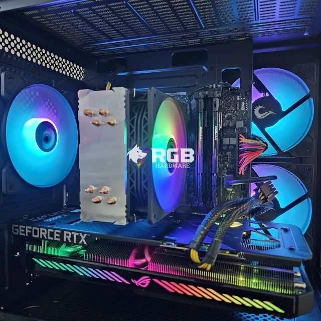 PC Gamer - Core i7 9700 + 24GB + SSD 500GB + RTX 3060 - Foto 4