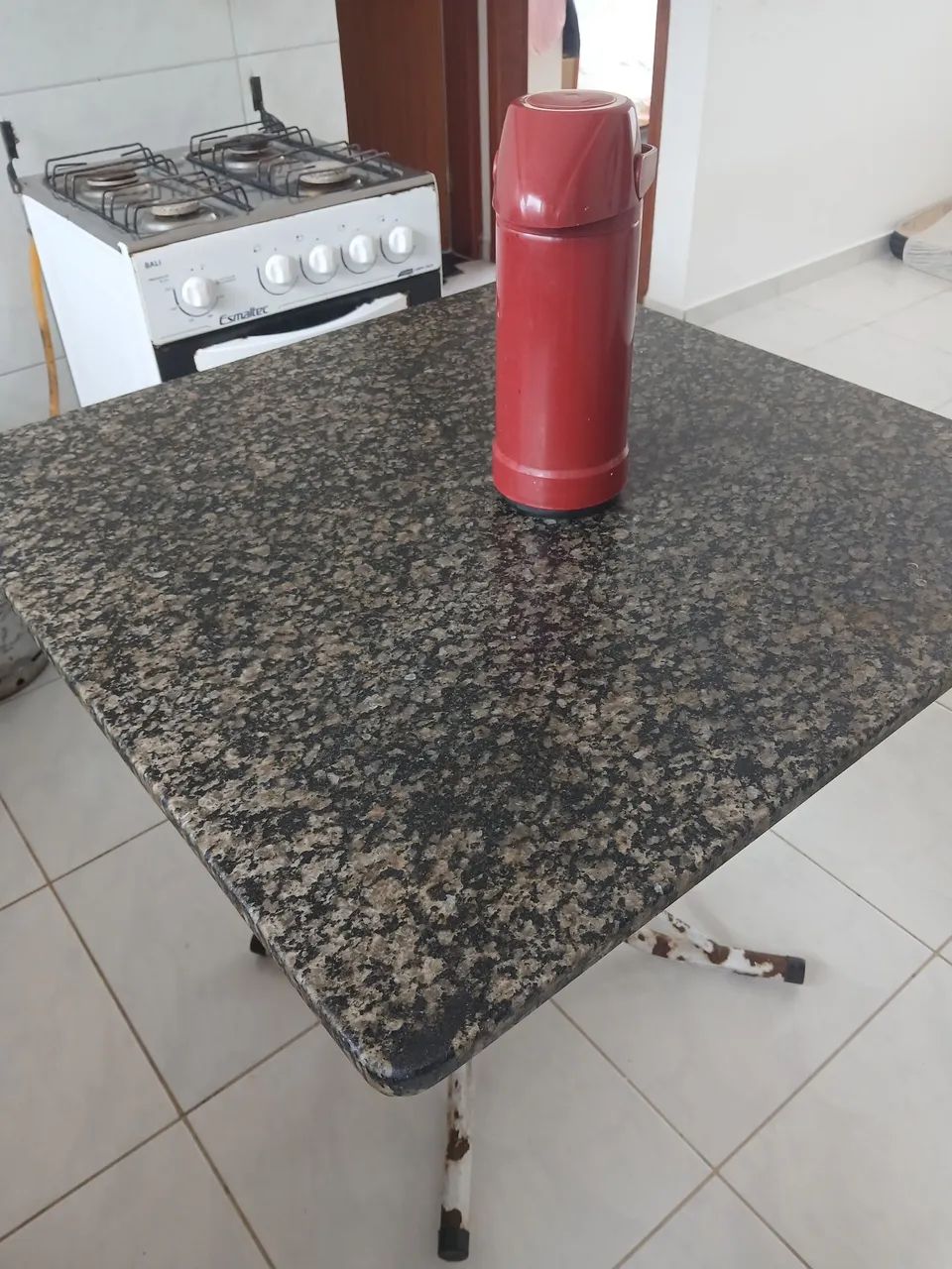 Mesa puro mármore  4 lugar