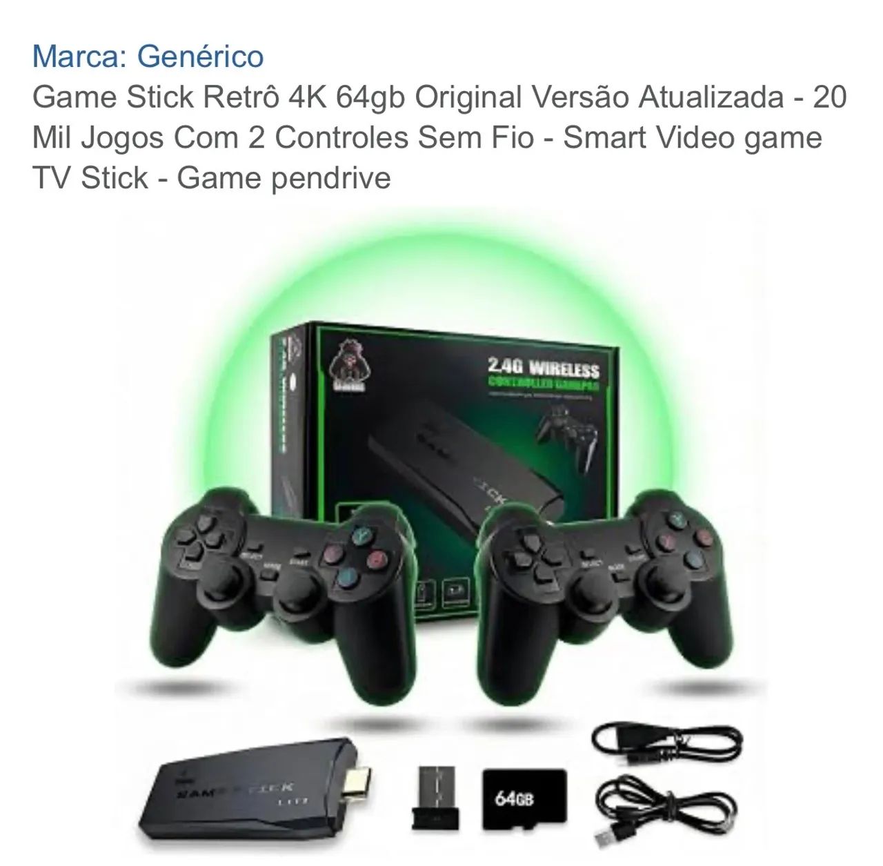 Vendo game STICK 