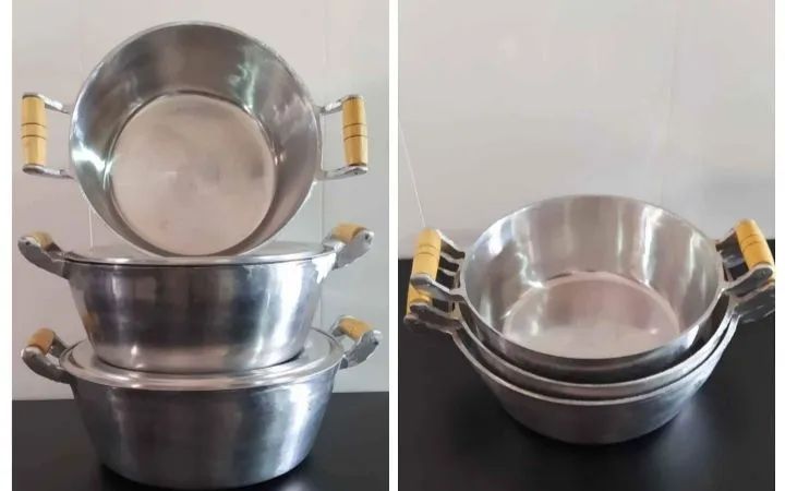 Kit de 3 Panelas alumínio batido  - Foto 2