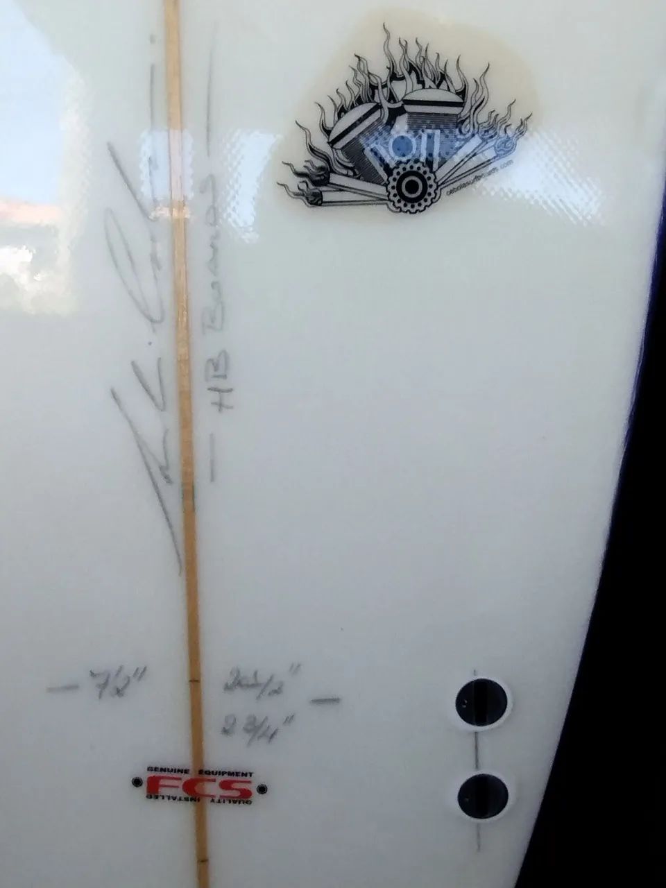 Prancha de surf Midlenght Evolutivon HB 7'2" semi nova - Foto 5