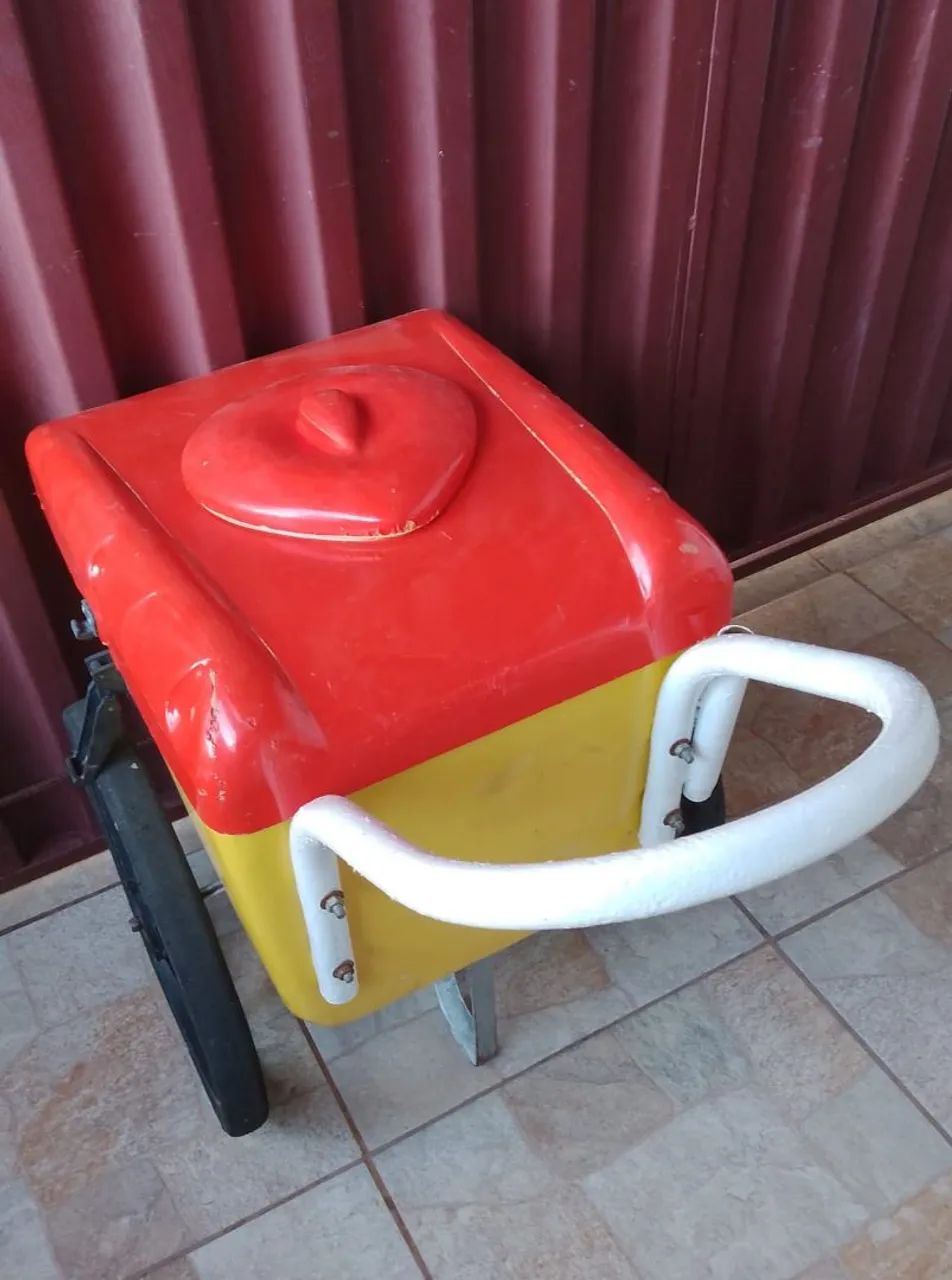 Carrinho de picolé com placas de gelo  - Foto 3