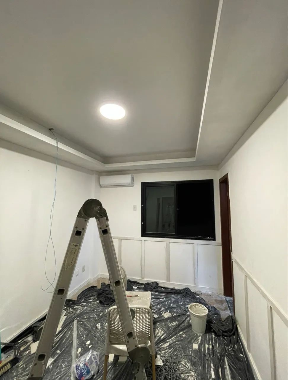 Trabalhamos com instalação de forro de drywall com sanca aberta