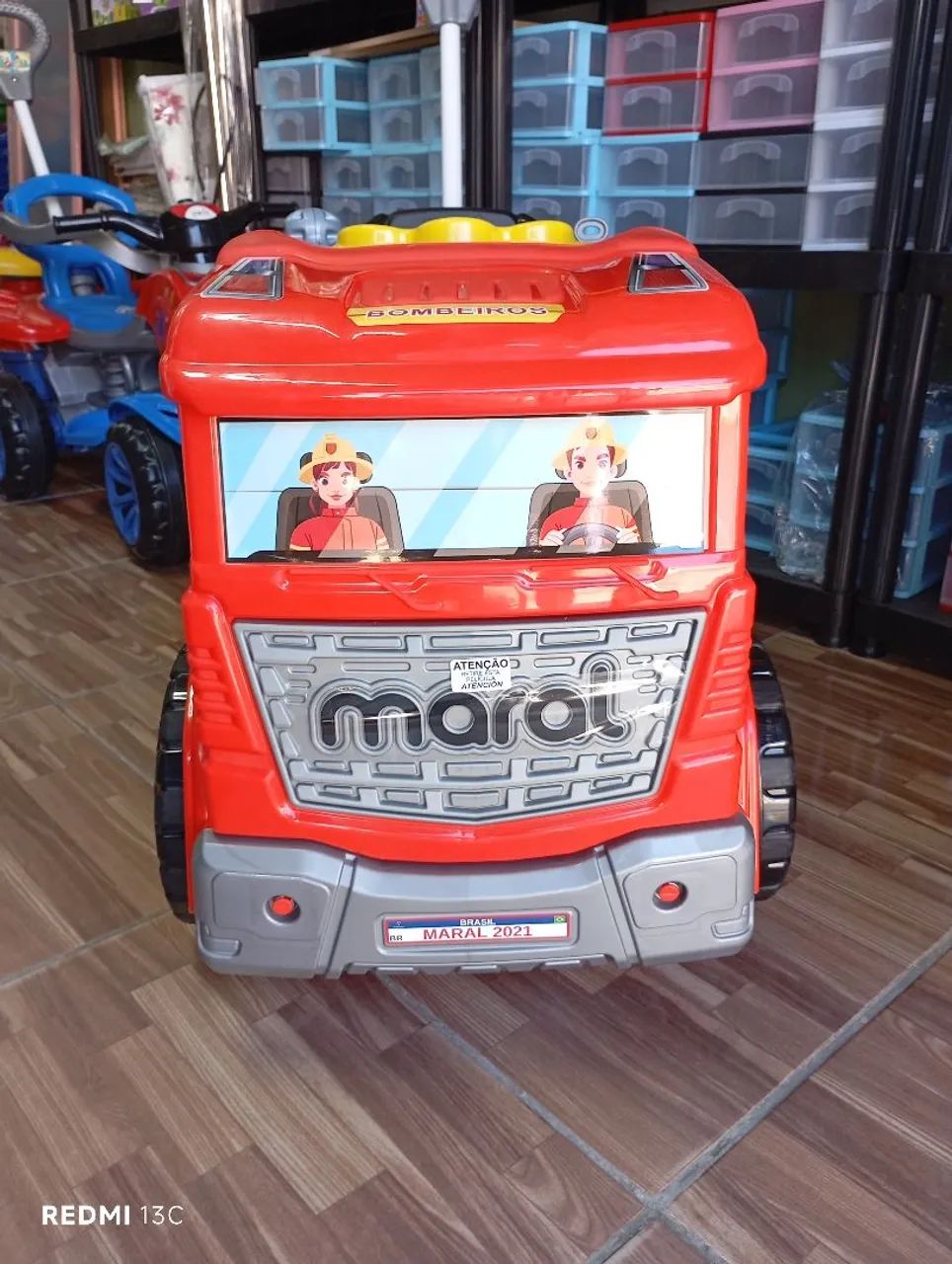 Carrinho De Empurrar e Pedalar  - Foto 2