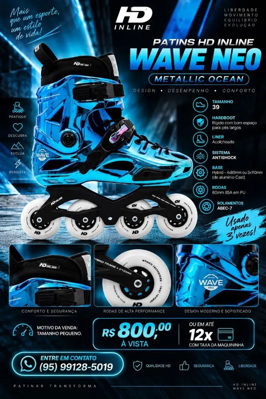 Patins Wave Neo tam.39 - Foto 3
